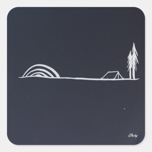 adesivo do campo noturno do pawley (Frente)