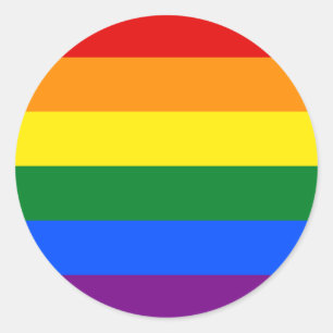 Adesivo do círculo do orgulho LGBTQ+