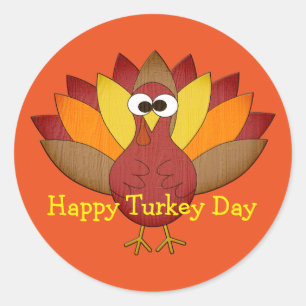 Adesivo do Dia da Turquia