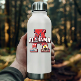 Adesivo do Estado do Alabama | Desenho de Pontos T