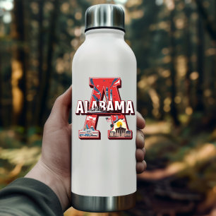 Adesivo do Estado do Alabama Desenho de Pontos T