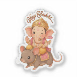 Adesivo do Ganesh Fofo