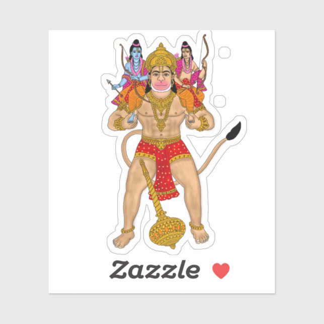 Adesivo do Hanuman (Folha)