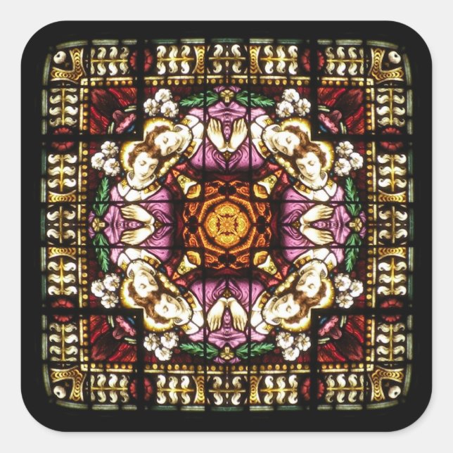 Adesivo do Kaleidoscope da janela Angel (Frente)