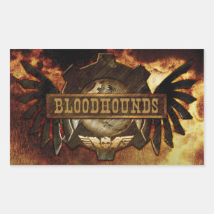 Adesivo do logotipo Bloodhounds (Retângulo)