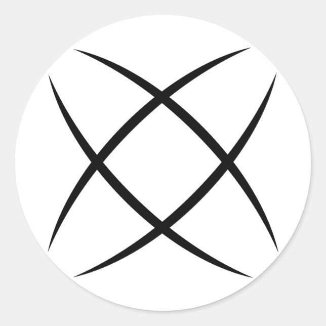 Adesivo do logotipo branco (Frente)