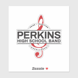 Adesivo do logotipo da banda Perkins