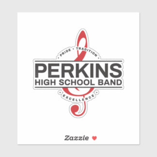 Adesivo do logotipo da banda Perkins
