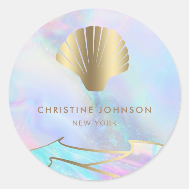 adesivo do logotipo da concha (Frente)