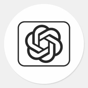 adesivo do logotipo do bate-papo