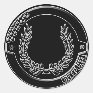 Adesivo do logotipo do cartel Crome