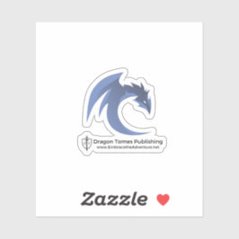 Adesivo do logotipo do dragão azul