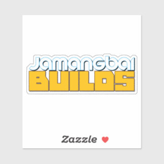 Adesivo do logotipo do Jamangbai BUILDS