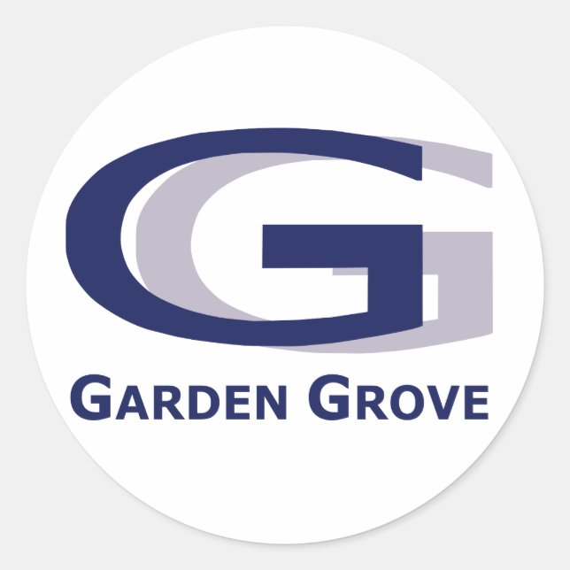 Adesivo do logotipo do jardim Grove (Frente)