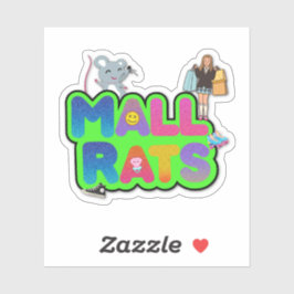 Adesivo do logotipo do Mall Ratz