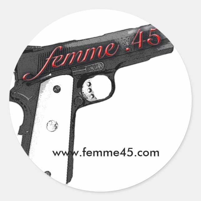 Adesivo do logotipo Femme.45 (Frente)