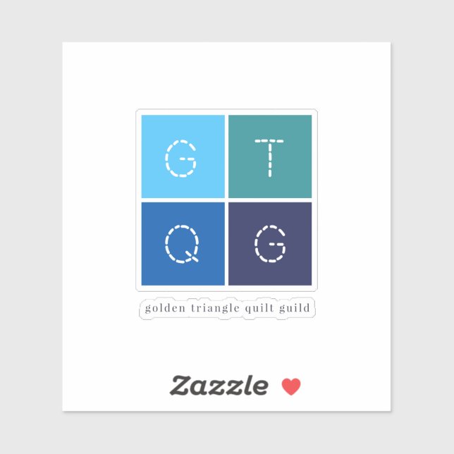 Adesivo do logotipo GTQG (Folha)