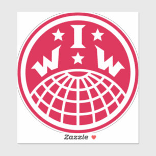 Adesivo do logotipo IWW