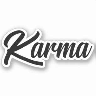 Adesivo do logotipo Karma clássico!!