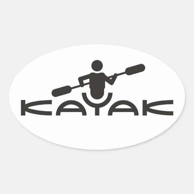 Adesivo do logotipo Kayak (Frente)