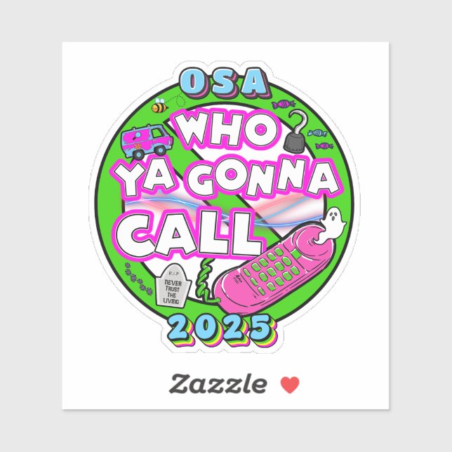 Adesivo do logotipo OSA 2025 (Folha)