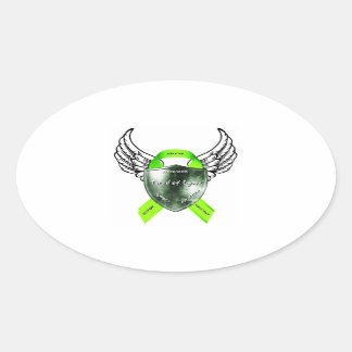 Adesivo do logotipo Oval