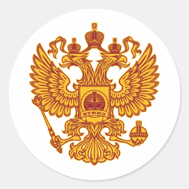 Adesivo do logotipo Strk3 Crest (Frente)