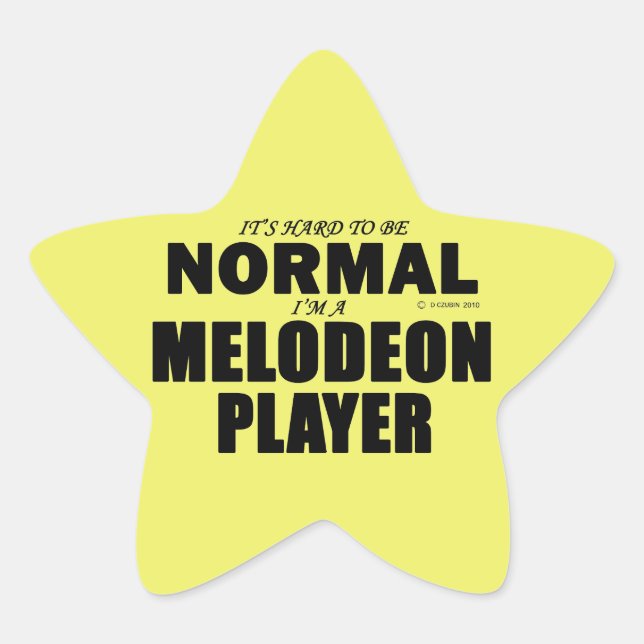 Adesivo do Melodeon Player Normal (Frente)