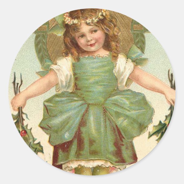 adesivo do natal vintage (Frente)