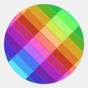 Adesivo do orgulho do arco-íris