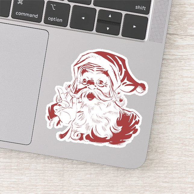 Adesivo do Papai Noel (Detalhe)