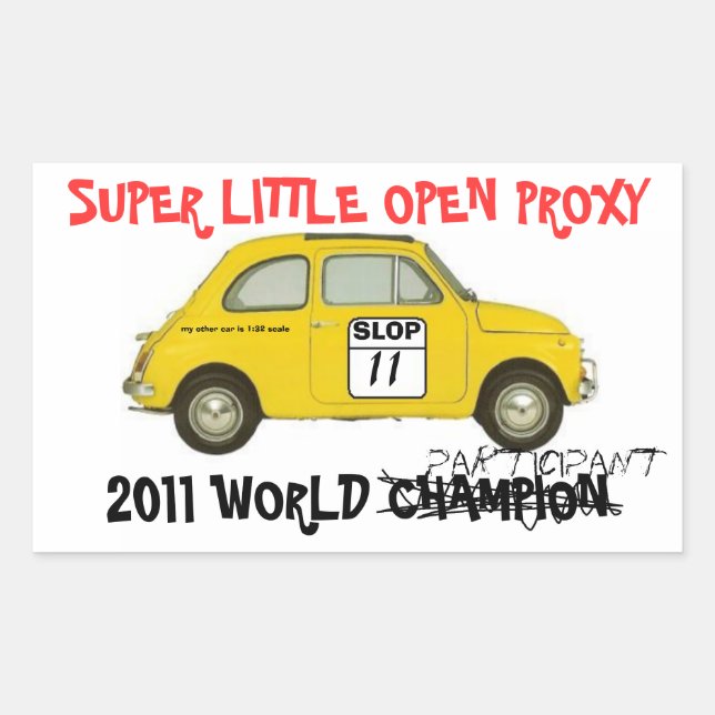 adesivo do participante SLOP (Frente)