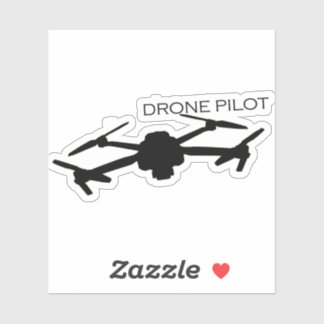 Adesivo do piloto do Drone - Voe alto com estilo