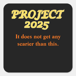 Adesivo do Project 2025