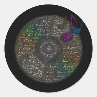 Adesivo do Rainbow CD