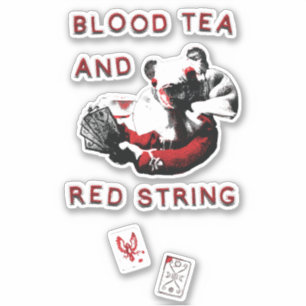 Adesivo do Rato de Blood Tea and Red String