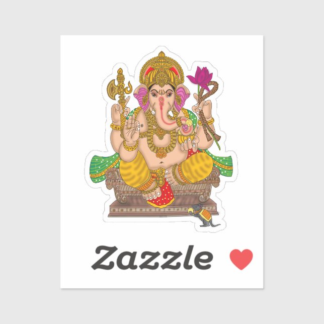 Adesivo do Senhor Ganesha (Folha)