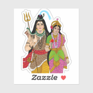 Adesivo do Senhor Shiv Parvati