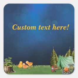 Adesivo do tema Campsite