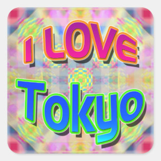 Adesivo do Tokyo Festival 3 "I LOVE Tokyo"