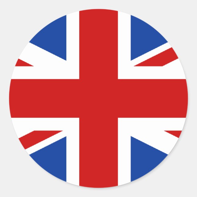 Adesivo do Union Jack Round (Frente)