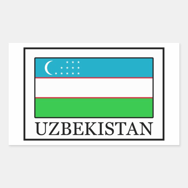 adesivo do Uzbequistão (Frente)