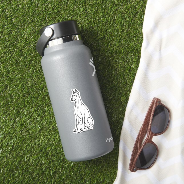 Adesivo Doberman Magnífica  (HydroFlask Insitu)