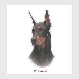 Adesivo Doberman Pinscher