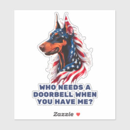 Adesivo Doberman Pinscher