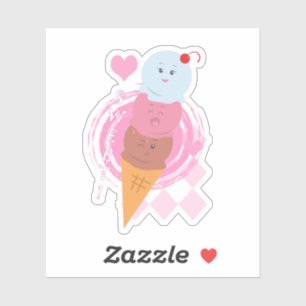 Adesivo Doce Ameaças - Sorvete!