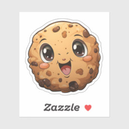 Adesivo Doces De Natal Arredondados Cookies Com Olhos Bons