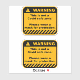 Adesivo Dois vinilvinificadores avisadores de colo