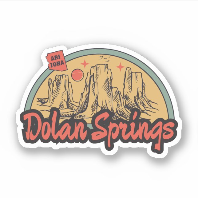 Adesivo Dolan Springs, Arizona  (Frente)