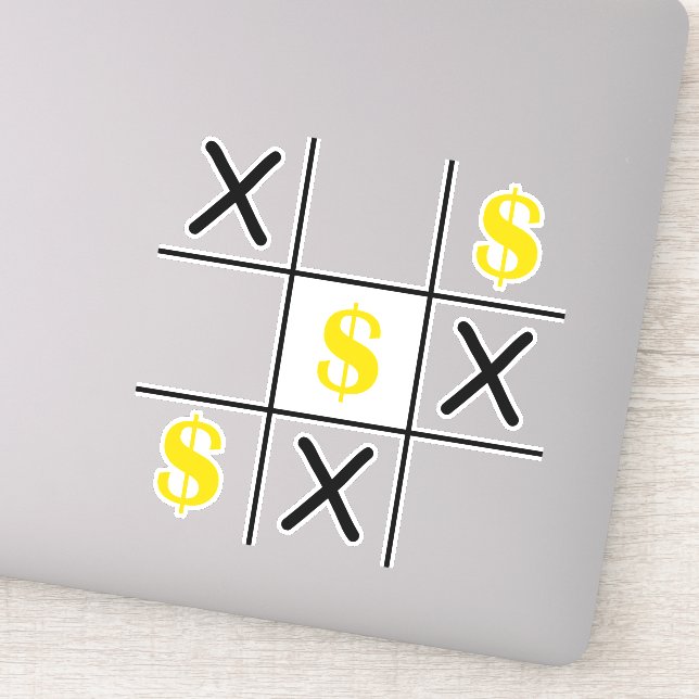 Adesivo Dólar Tic Tac Toe (Detalhe)